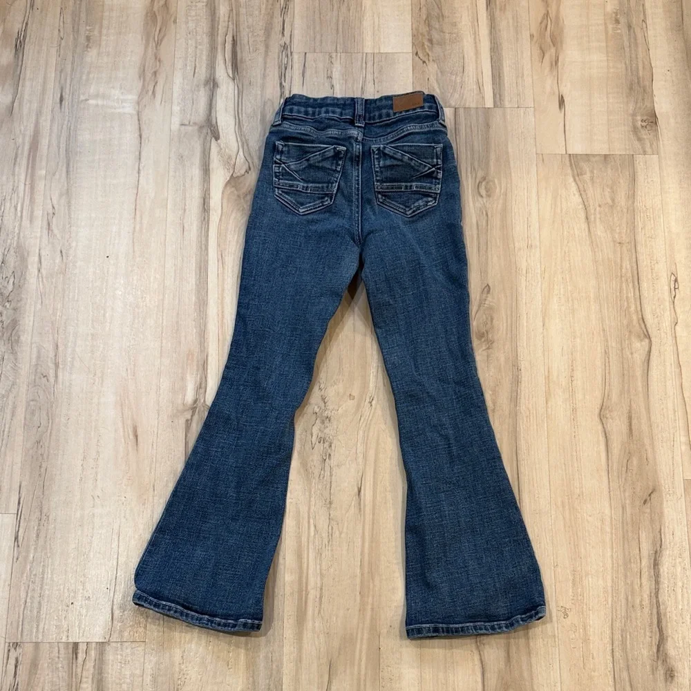 BKE Girls Dark Blue Bootcut Jeans